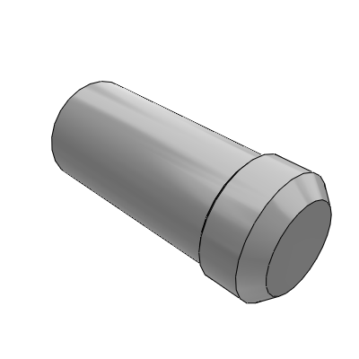 Large flat head positioning pin；Male thread type-P.L.B size specification type