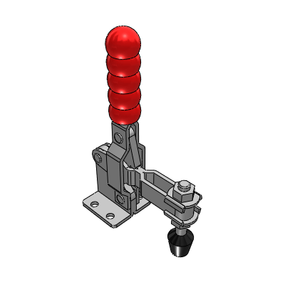 GN 810.3 Steel Extended Arm Vertical Acting Toggle Clamps, with