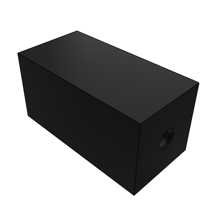 Pillar Fixing Clamp Base - Square Pillar - End Inner Threads / Threads Specified