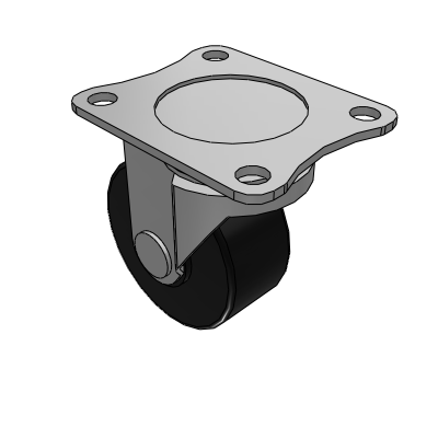 Universal light load caster