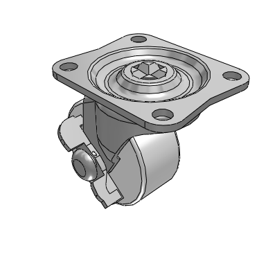 Universal type + block type - light load - Polypropylene caster