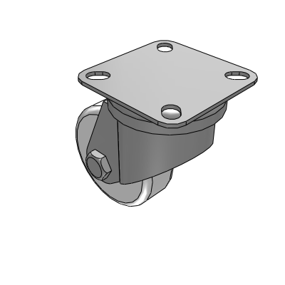 Universal - light load - Rubber castors