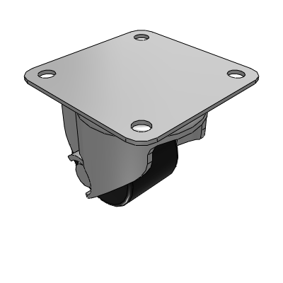 Universal type - light load low type - caster