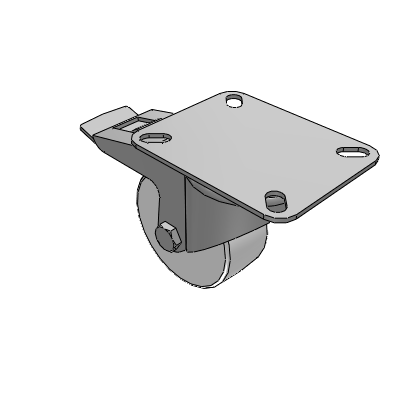 Universal type + block type - medium load - Nylon Caster