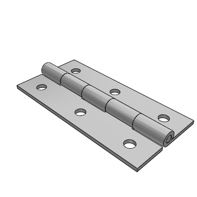 Strap hinges stainless steel with grease nipple