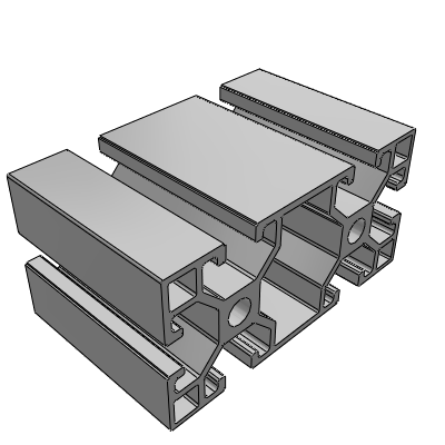 欧标铝合金型材-E40系列-4080A