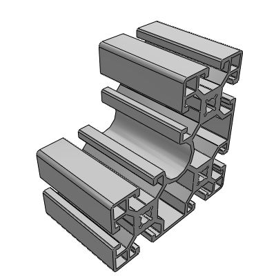 欧标铝合金型材-E40系列-8840LB