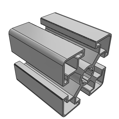 欧标铝合金型材-E45系列-4545B
