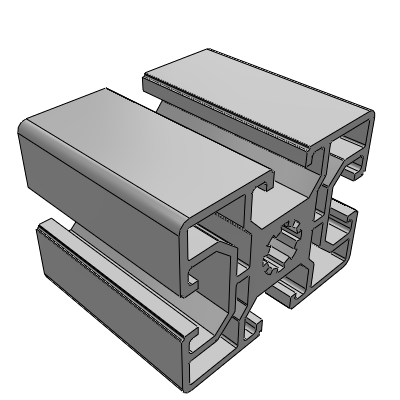 欧标铝合金型材-E45系列-4560