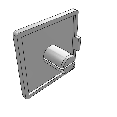 45 series of profile accessories - plastic end cap - European standard slot width 10.2-45 series