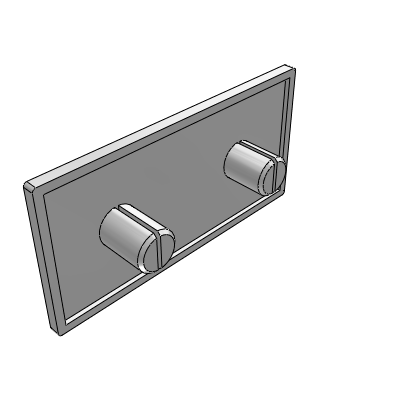 45 series of profile accessories - plastic end cap - European standard slot width 10.2-45 series