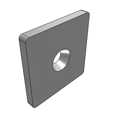 45 series of profile accessories -Aluminum end cap - European standard slot width 10.2-45 series