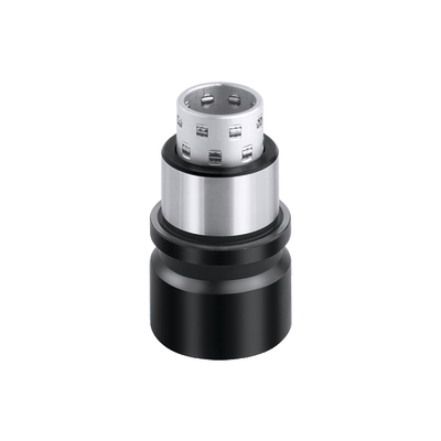 Guide bushes with shoulder, roller guide