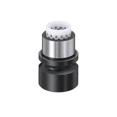 Guide bushes with shoulder, ball guide plastic