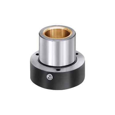 Guide bushes with flange, sliding guide bronze-plated