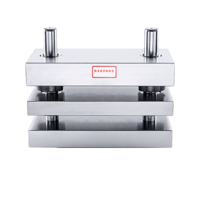 Die sets with guide plate, 2 guide pillars mounted centrically sliding guide, bronze coating