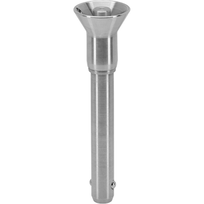 Ball locking pin self-locking with protection handle, stainless steel