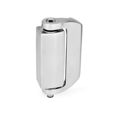 Safety switching hinge with connector plug