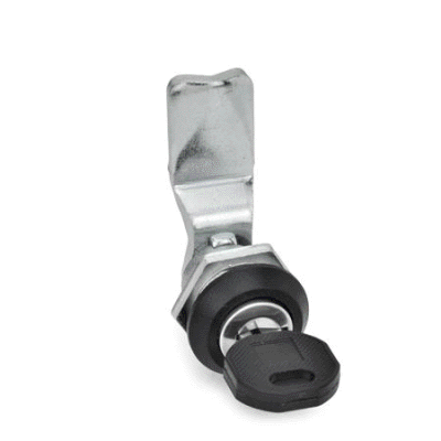 Locking device lockable, operation with key (lock uniform)