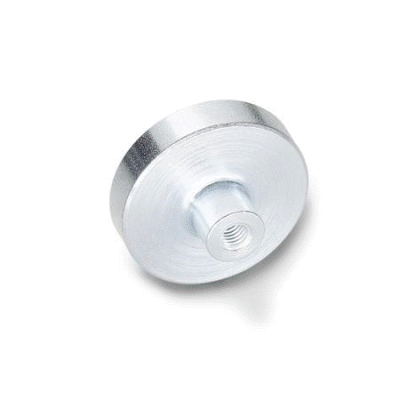 Holding magnet with internal thread