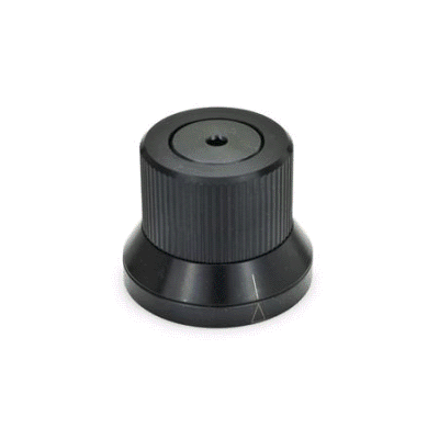 Adjustment knob with stepless lock