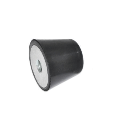 Stop buffer with steel internal thread