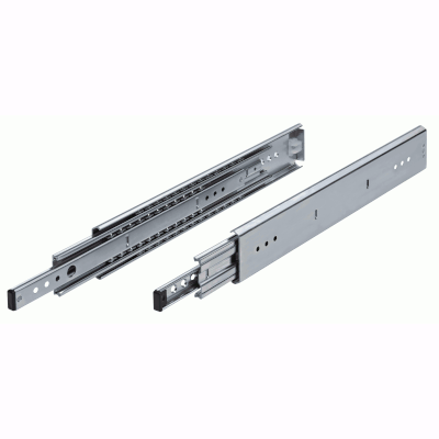 Full pull-out rail serie 070 with guard locking without angle