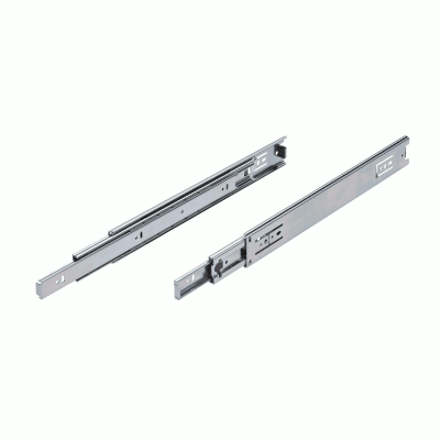 Full pull-out rail serie 070 with detachable inner rail