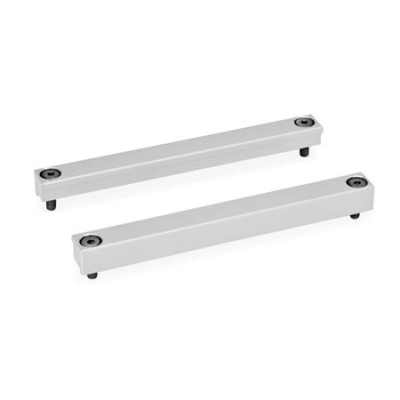 Aluminum mounting kit with hole for cylinder screws