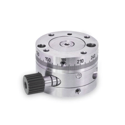 Stainless steel rotary adjuster with aluminum rotary knob