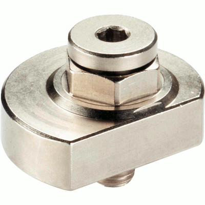 Eccentric clamp with clamping screw, stainless steel