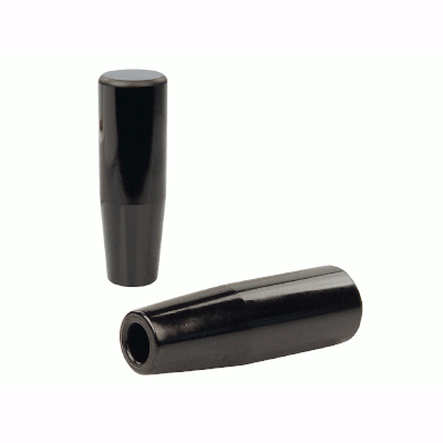Cylinder handle made of thermosetting plastic, self-locking