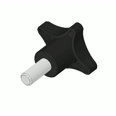 Star knob screw