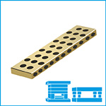 Flachführungsleiste, selbstschmierend