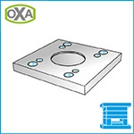 Piastra di fissaggio parte fissa