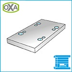 Piastra di fissaggio parte fissa