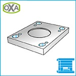 Piastra di fissaggio parte fissa