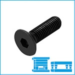 Tornillo de cabeza avellanada (ISO 10642-8.8)