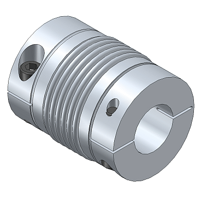 Metal Bellow Coupling with clamping hub
