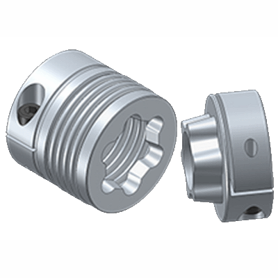 Metal Bellow Coupling with clamping hub - axial pluggable