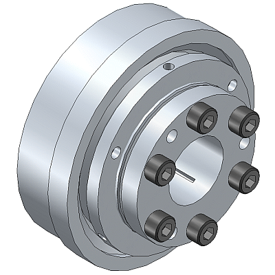 Safety Coupling with conical clamping hub