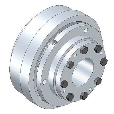 Safety Coupling with conical clamping hub