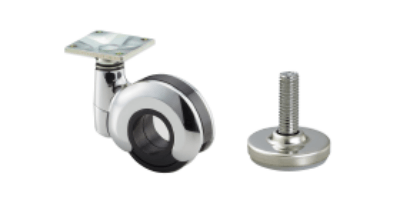 CASTERS AND LEVELING GLIDES