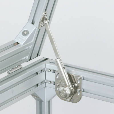 PARTS SET FOR INSTALLING TO ALUMINIUM FRAME