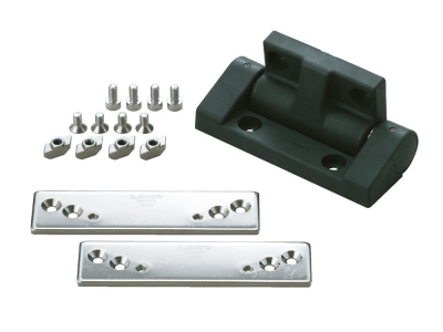 PARTS SET FOR INSTALLING TO ALUMINIUM FRAME