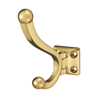 BRASS SWING DOUBLE HOOK