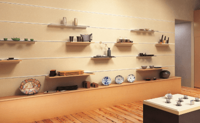 LEVEL ADJUSTABLE SHELVING SYSTEM