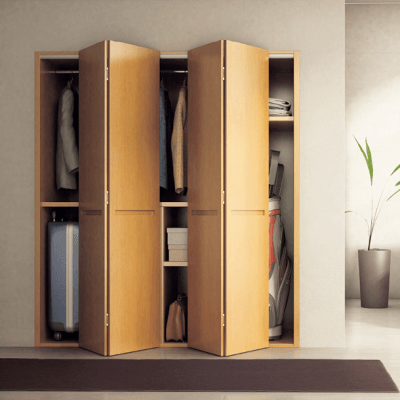 SISTEMA DI PORTE PIEGHEVOLI SCORREVOLI