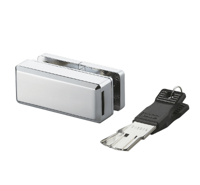 SERRURE POUR DOUBLE PORTE BATTANTE VITRÉE