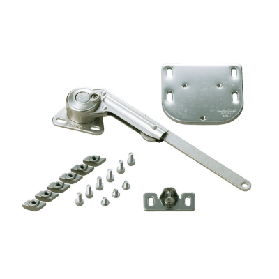 PARTS SET FOR INSTALLING TO ALUMINIUM FRAME